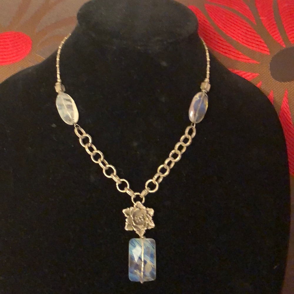 Silver & Stone Necklace